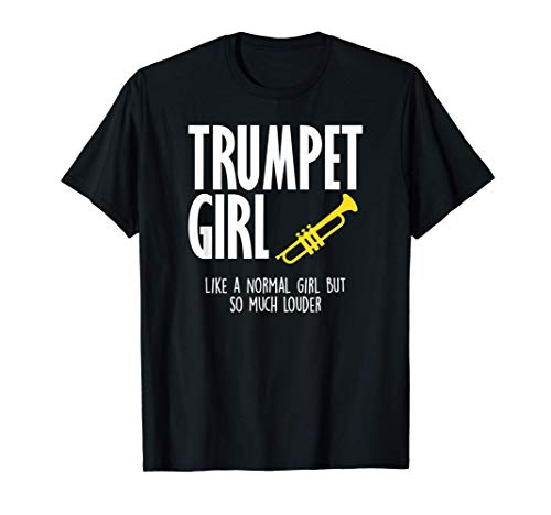 Marching Band Funny Trumpet Girl T-Shirt