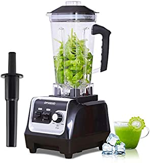 Professional Blender, Countertop Blender for Kitchen with 2200-Watt and Variable Speed for Smoothies, Ice and Frozen Fruit, Self-Cleaning 64 oz Container(Black)