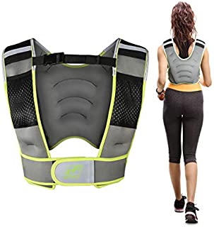 RitFit Adjustable Weighted Vest with Neoprene Fabric for Men&Women, 8lbs/10lbs/12lbs/15lbs/20lbs, Weight Vest for Workout, Crossfit, Strength Training, Muscle Building (Green - 12LB)