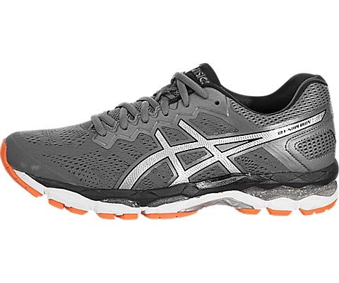 ASICS Gel-Superion Men's Running Shoe, Dark Grey/Silver/Hot Orange, 11.5 M US