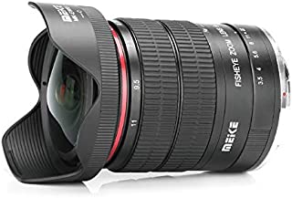 MEKE 6-11mm F/3.5 Wide Angle APS-C Manual Focus Zoom Lens for Canon EF Mount DSLR Cameras