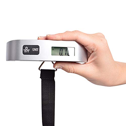 Olmecs Digital Luggage Scale, Portable Handheld Baggage Scale for Travel, Suitcase Scale with Hook,110 Pounds, Battery Included