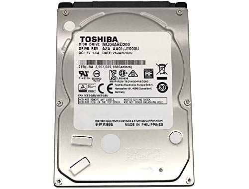 Toshiba 2TB 5400RPM 128MB Cache SATA 6.0Gb/s 2.5inch PS4 Gaming Hard Drive - 3 Year Warranty