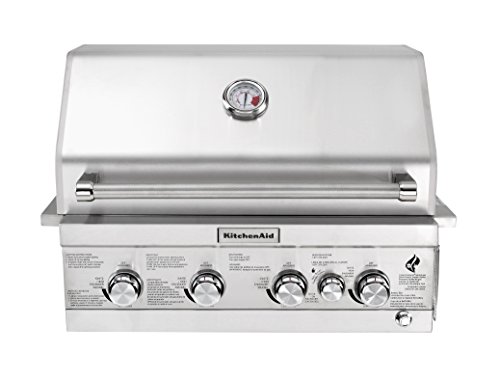 KitchenAid 740-0780 Built Propane Gas Grill, Black