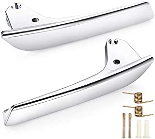 FAERSI Pair Interior Door Handles Driver & Passenger Side Fits for 2007 2008 2009 2010 2011 2012 2013 2014 Chevy Silverado Tahoe Avalanche Cadillac Escalade GMC Yukon Pickup Truck 81195, 15935954