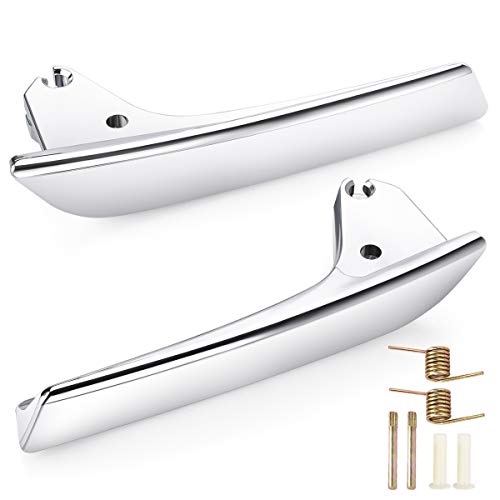 FAERSI Pair Interior Door Handles Driver & Passenger Side Fits for 2007 2008 2009 2010 2011 2012 2013 2014 Chevy Silverado Tahoe Avalanche Cadillac Escalade GMC Yukon Pickup Truck 81195, 15935954