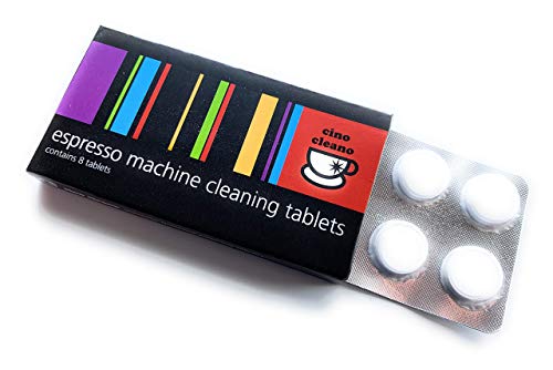 Cino Cleano Espresso Machine Cleaning Tablets 8 Count