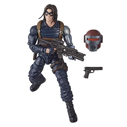 Marvel Hasbro Black Widow Legends Series 6-inch Collectible Winter Soldier Action Figure Toy, Premium Design, 2 Accessories, Ages 4 and Up