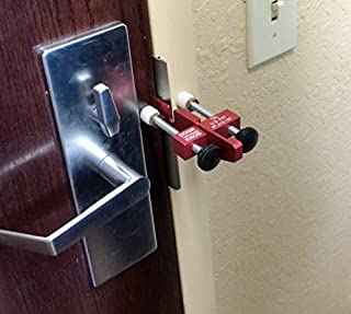 Travelers Security Lock - Portable Door Lock - Prevent Entry From The Outside - Rest Assured That Our Lock Will Hold Up To The Toughest Of Tests - Works With All Doors Left Or Right Handed -Made in US