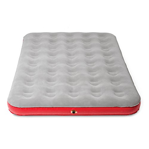 Coleman Quick Bed Plus Single High Airbed Mattress, Full Size, Red