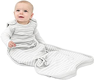 Woolino 4 Season Ultimate Baby Sleep Bag Sack - 2 - 24 Months Universal Size - Merino Wool - Gray