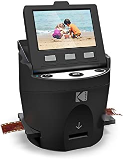 KODAK SCANZA Digital Film & Slide Scanner - Converts 35mm, 126, 110, Super 8 & 8mm Film Negatives & Slides to JPEG - Includes Large Tilt-Up 3.5