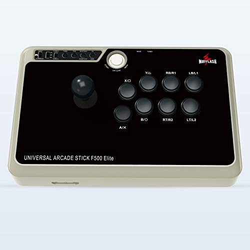 MAYFLASH Arcade Stick F500 Elite with Sanwa Buttons and Sanwa Joysticks for Xbox Series X/PS4/PS3/Xbox One/Xbox 360/Nintendo Switch/Android/PC Windows/NEOGEO Mini/SEGA MEGA Drive/SEGA Genesis