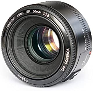 Yongnuo YN50mm F1.8 Lens Large Aperture Auto Focus Lens Fixed Standard Prime Lens YN50mm F1.8C Compatible with Canon EF Mount EOS Camera