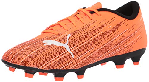 PUMA mens Ultra 4.1 Firm Ground/Artificial Ground Soccer shoe, Shocking Orange-puma Black, 10.5 US