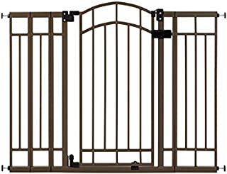 Summer Multi-Use Decorative Extra Tall Walk-Thru Baby Gate, Metal, Bronze Finish  36 Tall, Fits Openings up to 28.5 to 48 Wide, Baby and Pet Gate for Doorways and Stairways