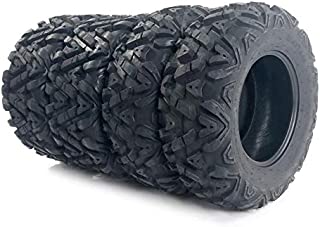 Set of 4 ATV UTV Tires 26x9-12 Front & 26x11-12 Rear 6PR All-Terrain Tires Replacement for Powerful TIRE