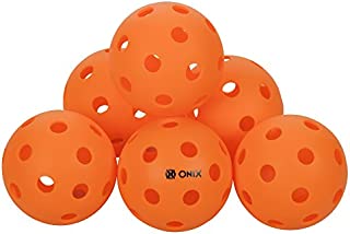 Onix Pure 3 Indoor Pickleball Balls - (1-Pack 3 balls, Orange)