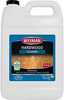 Weiman Hardwood Floor Cleaner - 128 Ounce Refill - Finished Engineered Hardwood Floors