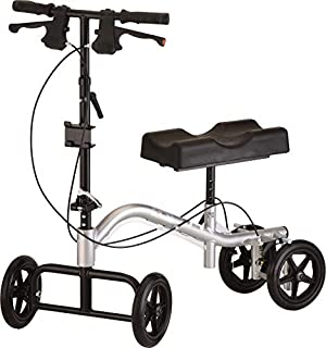 NOVA Knee Scooter, Steerable Knee Scooter, Knee Walker, Crutch Alternative, Metallic Silver Color