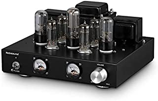 Nobsound 6P1 6.8W x 2 Vacuum Tube Power Amplifier; Stereo Class A Single-Ended Audio Amp Handcrafted