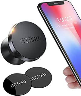 GETIHU Phone Holder for Car, 360° Dashboard Car Phone Mount, Universal Magnetic Cell Phone Car Holder GPS, Compatible with iPhone 12 11 Pro X 8 Plus Samsung Galaxy Note 9 S10 Huawei Xiaomi OnePlus Etc