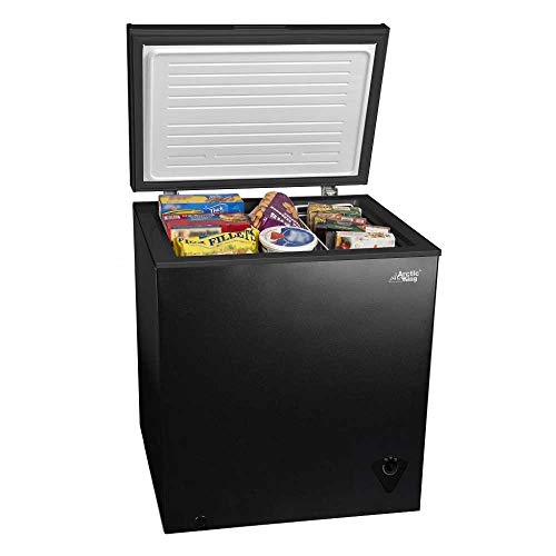 5 cu ft Chest Freezer for Your House, Garage, Basement, Apartment, Kitchen, Cabin, Lake House, Timeshare, or Business