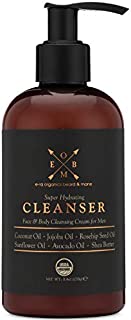 Organic Mens Face & Body Cleanser  Premium Moisturizing Cleanser For Dry, Sensitive Skin, Oily Acne Prone Skin With Jojoba, Avocado, Rosehip & More Fight Acne, Wrinkles & Premature Aging Era-Organics