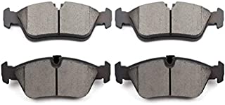 SCITOO Ceramic Brake Pads 4pcs Front Brakes Kits fit for 1996-1998 for BMW 318i,1995-1999 for BMW 318ti,2001-2006 for BMW 325Ci,1997-2002 for BMW Z3,2003-2008 for BMW Z4