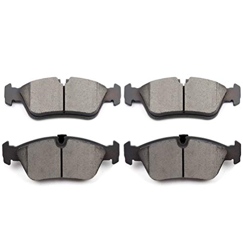 SCITOO Ceramic Brake Pads 4pcs Front Brakes Kits fit for 1996-1998 for BMW 318i,1995-1999 for BMW 318ti,2001-2006 for BMW 325Ci,1997-2002 for BMW Z3,2003-2008 for BMW Z4