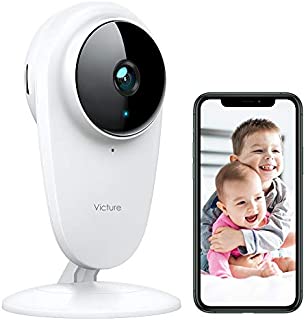 Victure 1080P FHD Baby Monitor Pet Camera 2.4G Wireless Indoor Home Security Camera with Two-Way Audio Motion Detection Night Vision for Baby/Pet/Nanny/Elderly Compatible with iOS & Android System