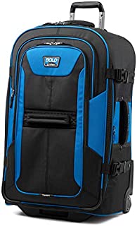 Travelpro Bold-Softside Expandable Rollaboard Upright Luggage, Blue/Black, Checked-Large 28-Inch