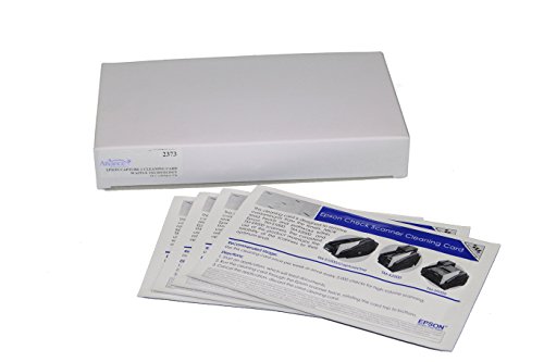 Epson CaptureOne Check Scanner Cleaning Card Featuring Waffletechnology, 15 Cards per Box