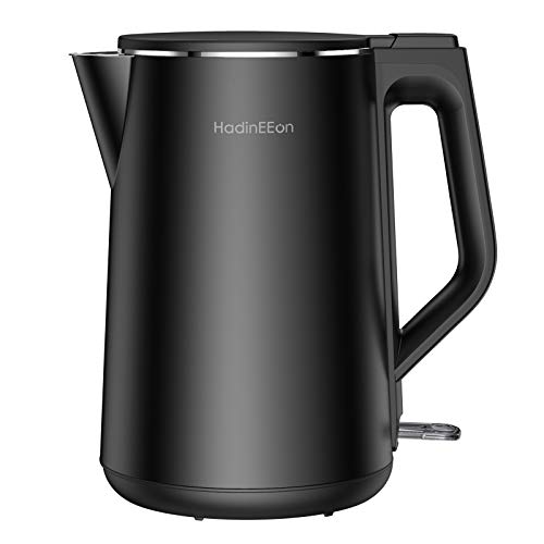 HadinEEon 1.5L/6 Cups Electric Kettle, 1500W Stainless Steel Interior Double Wall Electric Tea Kettle, Cool Touch Water Boiler, Cordles
</p>
                                                            </div>
                            <div class=