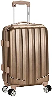 Rockland Santa Fe Hardside Spinner Wheel Luggage, Bronze, Carry-On 20-Inch