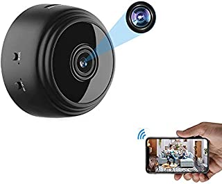 OVEHEL Spy Camera Wireless Hidden WiFi Camera with Remote View Portable HD 1080P Nanny Camera Indoor Home Security Camera Nanny Cam with Motion Detection Support iOS/Android