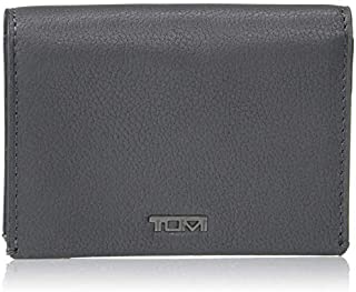 TUMI - Nassau Gusseted Card Case Wallet with RFID ID Lock for Men - Grey Texture