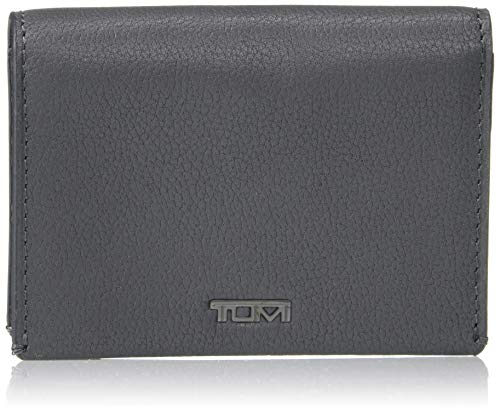 TUMI - Nassau Gusseted Card Case Wallet with RFID ID Lock for Men - Grey Texture