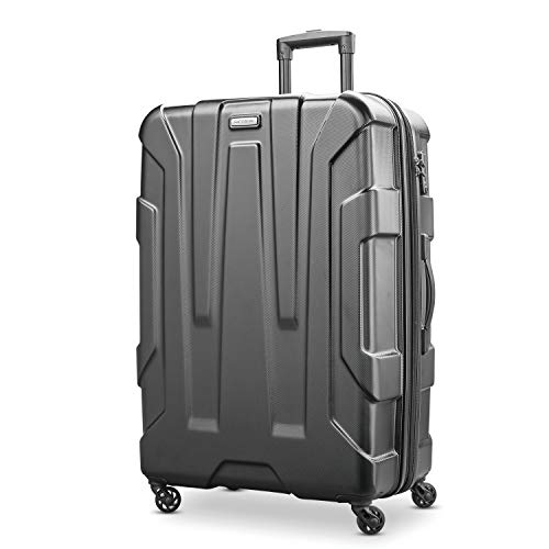 Samsonite Centric Expandable Hardside Checked Luggage with Spinner Wheels, Black, One Size