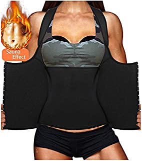 LODAY Womens Shapewear Weight Loss Neoprene Sauna Sweat Waist Trainer Corset Tank Top Vest Sport Workout Slimming Body Shaper