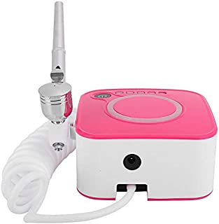 Makeup Airbrush Machine Set, Pink Air Compressor Nano Facial Care Sprayer for Deep Moisturizing Paint Color Cake Decoration(US)