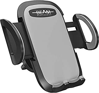 Beam Electronics Car Phone Mount Holder Universal Phone Car Air Vent Mount Holder Cradle Compatible for iPhone 12 11 Pro Max XS XS XR X 8+ 7+ SE 6s 6+ 5s 4 Samsung Galaxy S4-S10 LG Nexus Nokia