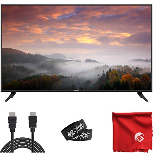 VIZIO V-Series 70-Inch 2160p 4K LED HDR UHD Smart TV (V705-H13) HDMI, USB, Dolby Vision HDR, Voice Control Bundle with Circuit City 6-Foot HD 4K HDMI Cable, Microfiber Cloth and 2X Cable Ties