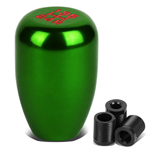 Universal 5-Speed Manual Transmission Aluminum Racing Shift Knob (Green)