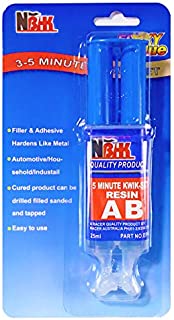 Epoxy Resin, 0.85-Fluid Ounce Metal Epoxy Adhesives, High Viscosity and Strong Epoxies Multi-Purpose Epoxy Glue Instant Repair Wood, Plastic, Glass (Y-Type)