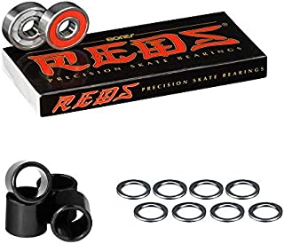 Bones Bearings Reds Bearings (8 pack W/Spacers and Washers)