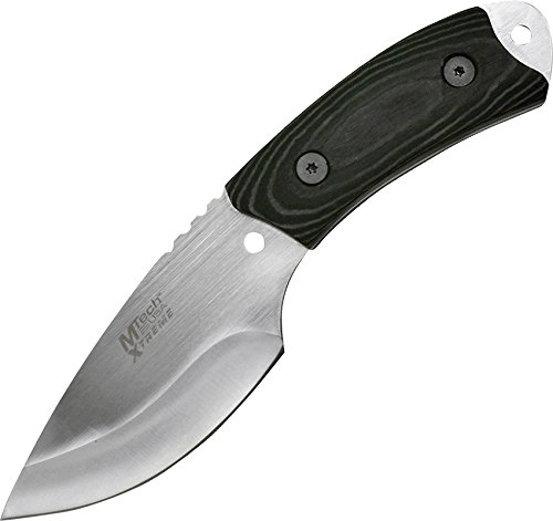 MTech USA Xtreme MX-8035 Fixed Blade Tactical Knife, Black Micarta Handle, 7-Inch Overall