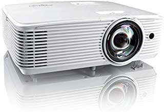 Optoma EH412ST Short Throw 1080P HDR Professional Projector | Super Bright 4000 Lumens | Business Presentations, Classrooms, or Meeting Rooms | 15,000 hour lamp life | Speaker Built In | Portable Size