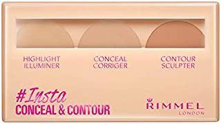 Rimmel Insta Flawless Insta Conceal and Contour Palette, Light, 0.25 Ounce