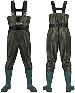 Magreel Chest Waders, Hunting Fishing Waders Fly Fishing Waders for Men Women with Boots, Waterproof Bootfoot Nylon/PVC Wader, Size 7-Size 14